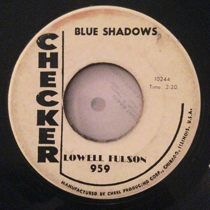 Lowell Fulson : I'm Glad You Reconsidered / Blue Shadows (7", Single)