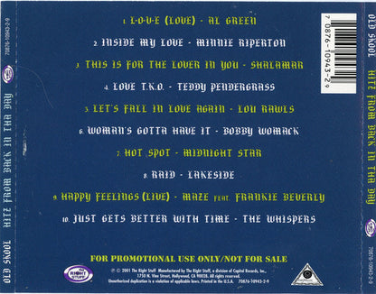 Various : Old Skool Hitz From Back In The Day (CD, Comp, Promo)