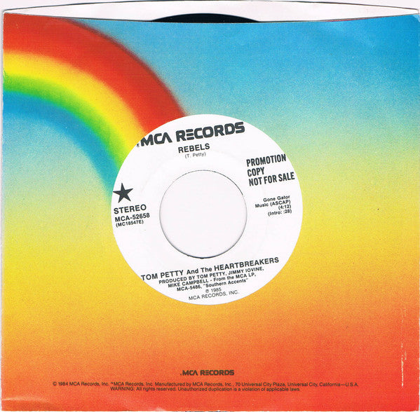 Tom Petty And The Heartbreakers : Rebels (7", Single, Promo)