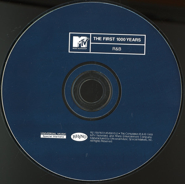Various : MTV the First 1000 Years: R&B (CD, Comp)