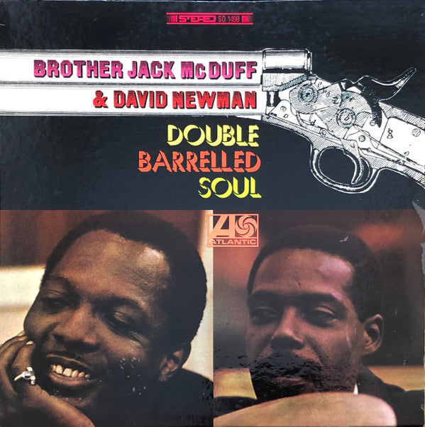 Brother Jack McDuff & David "Fathead" Newman : Double Barrelled Soul (LP, Album, RP, PR)