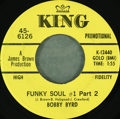 Bobby Byrd : Funky Soul #1 (7", Promo)