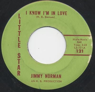 Jimmy Norman : I Know I'm In Love (7")