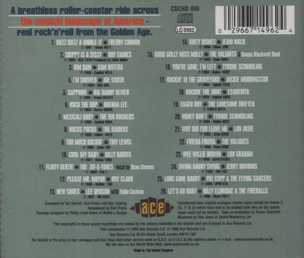 Various : Rockin' From Coast To Coast Volume 1 (CD, Comp)