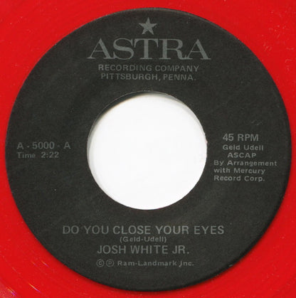 Josh White, Jr. / Henrietta And The Hairdooz : Do You Close Your Eyes / I Love Him (7", Single, Red)