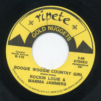 Rockin' Louie And The Mamma Jammers : Boogie Woogie Country Girl (7")
