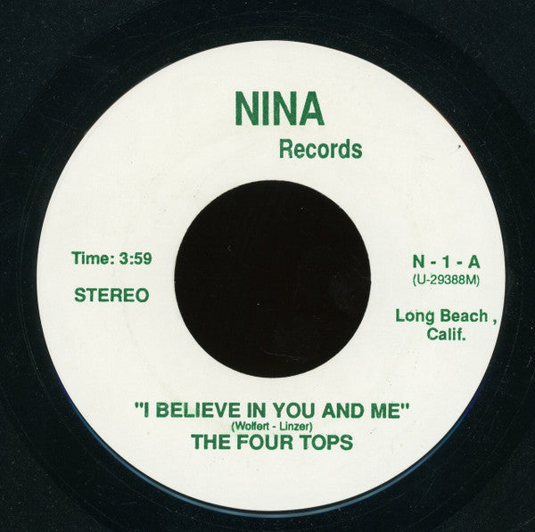 Four Tops, Ottawan : I Believe In You And Me / Hands - Up (7", Unofficial)