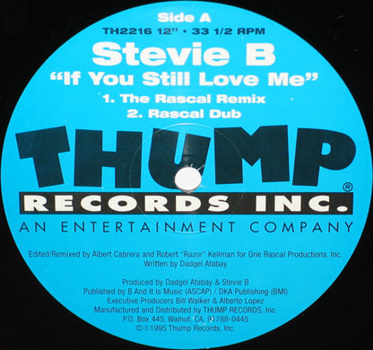 Stevie B : If You Still Love Me (12")