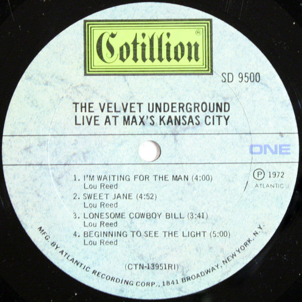 The Velvet Underground : Live At Max's Kansas City (LP, Album, Mono, RI )