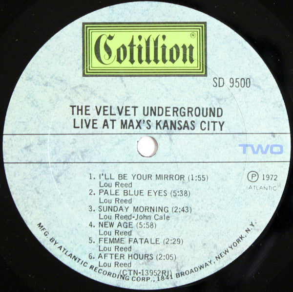 The Velvet Underground : Live At Max's Kansas City (LP, Album, Mono, RI )