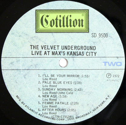 The Velvet Underground : Live At Max's Kansas City (LP, Album, Mono, RI )