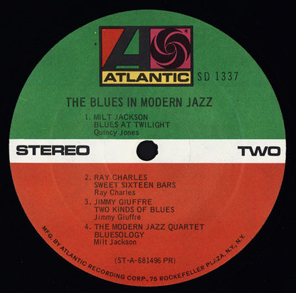 Various : The Blues In Modern Jazz (LP, Comp, RE, Sim)