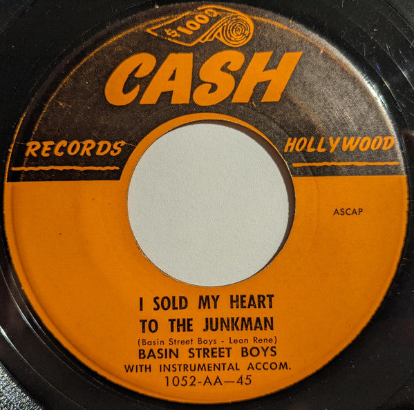Charles Brown With Johnny Moore's Three Blazers / The Basin Street Boys : Lost In The Night / I Sold My Heart To The Junkman (7")