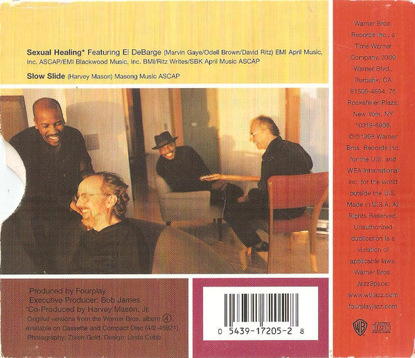 Fourplay (3) Feat. El DeBarge : Sexual Healing (CD, Single, Sli)