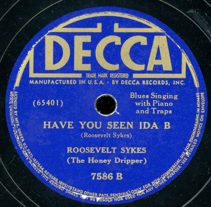 The Honey Dripper : 44 Blues / Have You Seen Ida B (Shellac, 10")