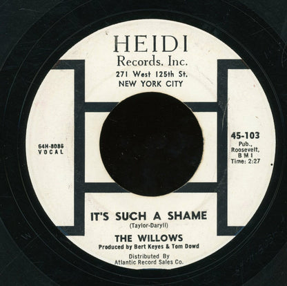 The Willows (8) : Tears In Your Eyes / It's Such A Shame (7")