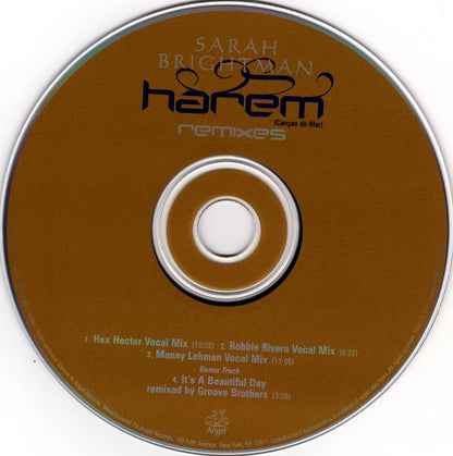 Sarah Brightman : Harem (Canção Do Mar) Remixes (CD, Maxi)
