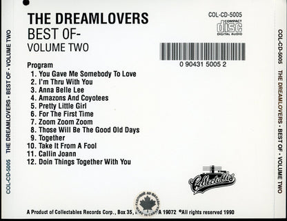 The Dreamlovers : Best Of The Dreamlovers Volume Two (CD, Comp)