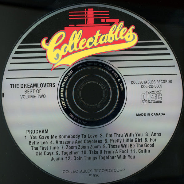 The Dreamlovers : Best Of The Dreamlovers Volume Two (CD, Comp)
