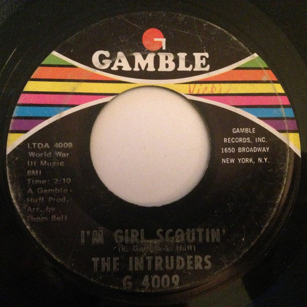 The Intruders : I'm Girl Scoutin' (7", Single)