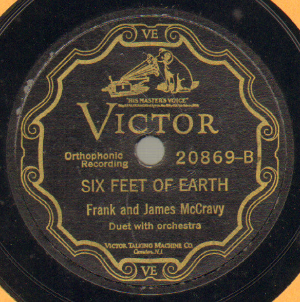 McCravy Brothers : These Bones G'Wina Rise Again / Six Feet Of Earth (Shellac, 10")