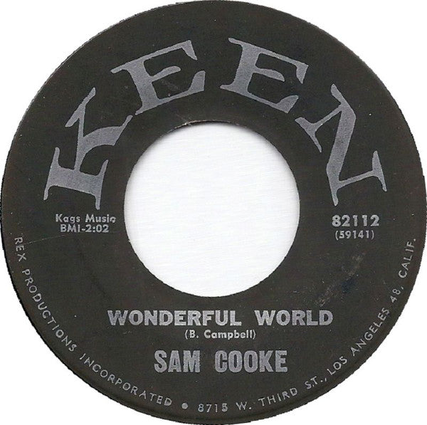 Sam Cooke : Wonderful World / Along The Navajo Trail (7", Single)