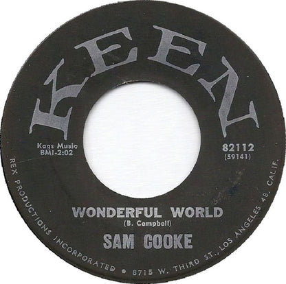 Sam Cooke : Wonderful World / Along The Navajo Trail (7", Single)