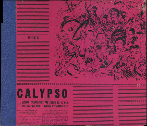 Lord Invader And Lord Beginner With Felix And His Internationals : Calypso (3xShellac, 10", Album)