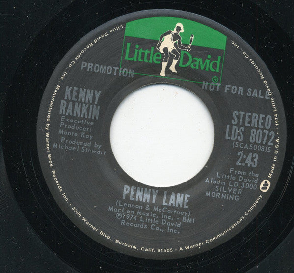 Kenny Rankin : Penny Lane (7", Promo)