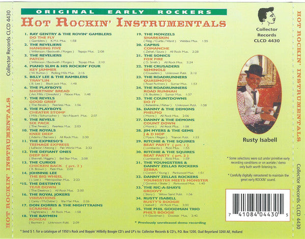 Various : Hot Rockin' Instrumentals (CD, Comp)