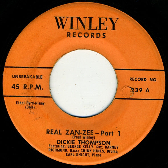Dickie Thompson : Real Zan-Zee (7", Single)