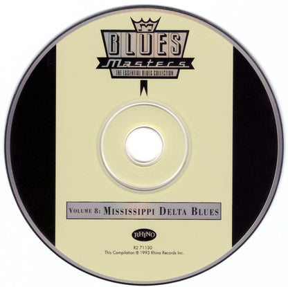 Various : Blues Masters, Volume 8: Mississippi Delta Blues (CD, Comp, RM)