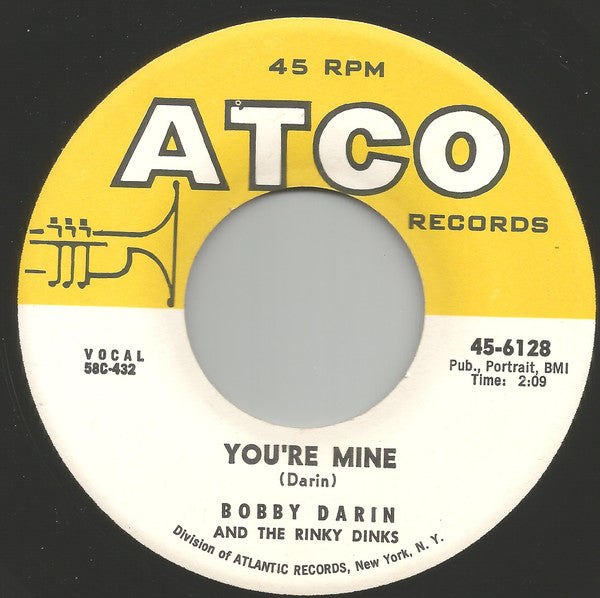Bobby Darin And The Rinky-Dinks : Mighty Mighty Man (7", Single)