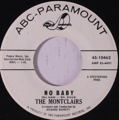 The Montclairs (11) : No Baby (7", Single)