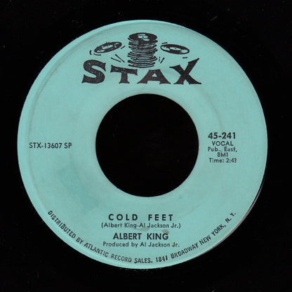 Albert King : Cold Feet / You Sure Drive A Hard Bargain (7", Single, SP )