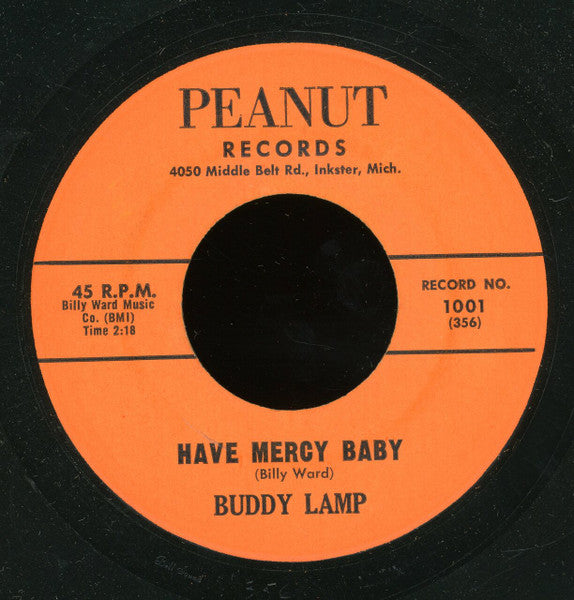 Buddy Lamp : Have Mercy Baby / I'm Coming Home (7", Single)