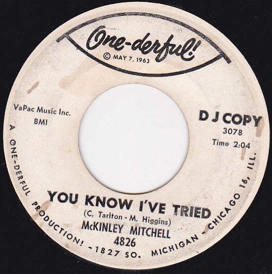 McKinley Mitchell : You Know I've Tried / It's Spring (7", Single, Promo)