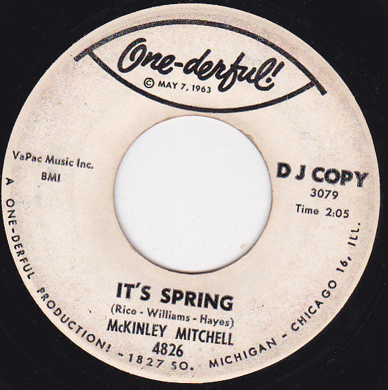 McKinley Mitchell : You Know I've Tried / It's Spring (7", Single, Promo)
