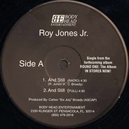 Roy Jones Jr. : And Still (12", Single)