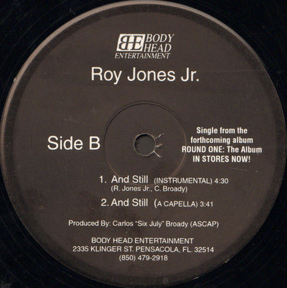 Roy Jones Jr. : And Still (12", Single)