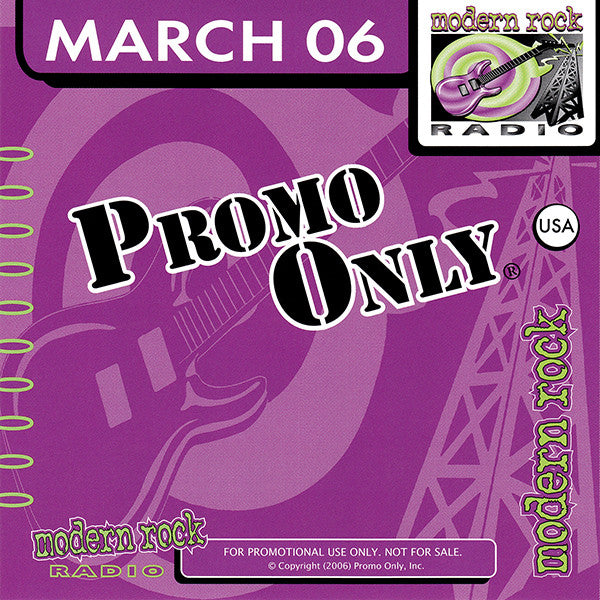 Various : Promo Only Modern Rock Radio: March 2006 (CD, Comp, Promo)