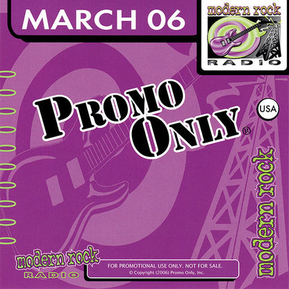 Various : Promo Only Modern Rock Radio: March 2006 (CD, Comp, Promo)