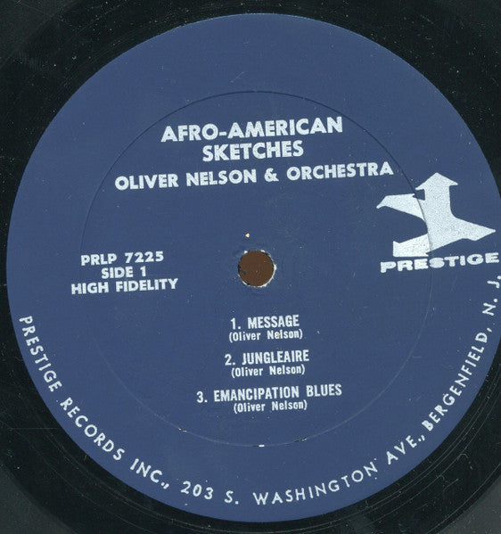 Oliver Nelson And His Orchestra : Afro/American Sketches (LP, Album, Mono, RP)
