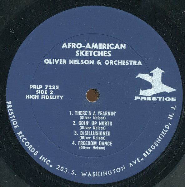 Oliver Nelson And His Orchestra : Afro/American Sketches (LP, Album, Mono, RP)