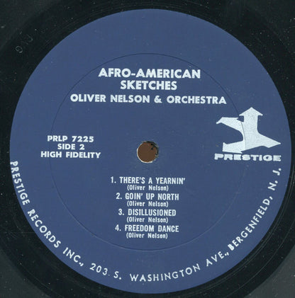 Oliver Nelson And His Orchestra : Afro/American Sketches (LP, Album, Mono, RP)