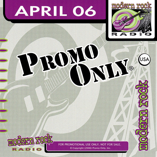 Various : Promo Only Modern Rock Radio: April 2006 (CD, Comp, Promo)