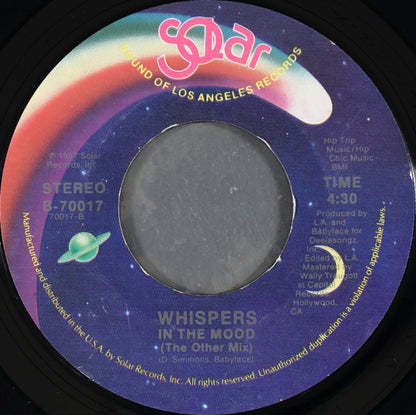 The Whispers : In The Mood (Remix) (7", Single, Styrene, All)