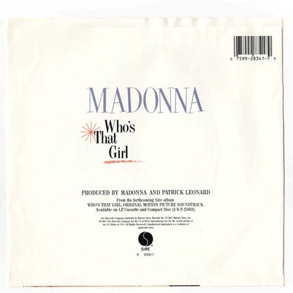 Madonna : Who's That Girl (7", Single, Spe)