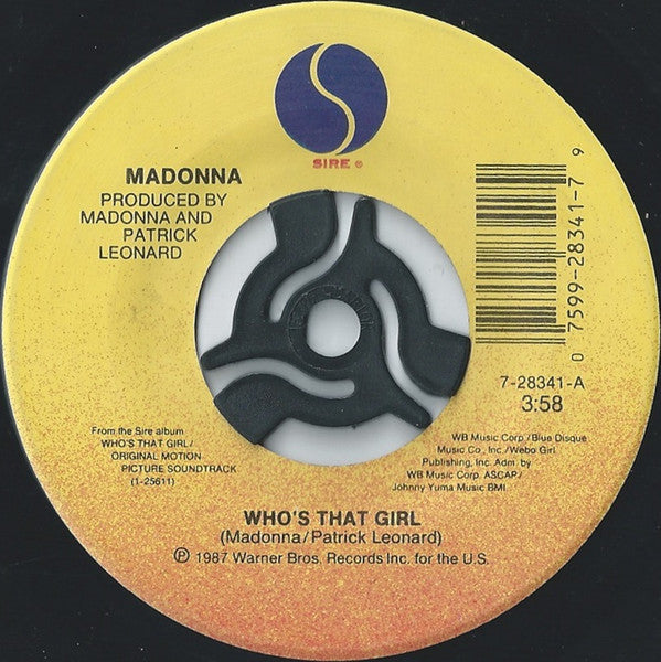 Madonna : Who's That Girl (7", Single, Spe)