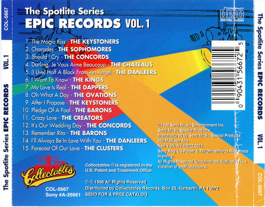Various : Spotlite On Epic Records, Volume 1 (CD, Comp)